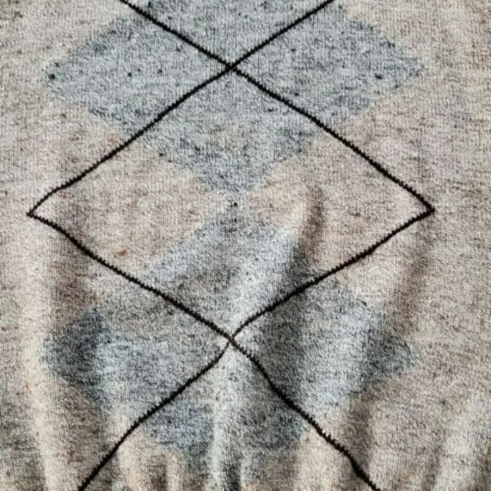 Vintage Levi's Beige Argyle Preppy Sweater Men's Large Winter‎ Wear